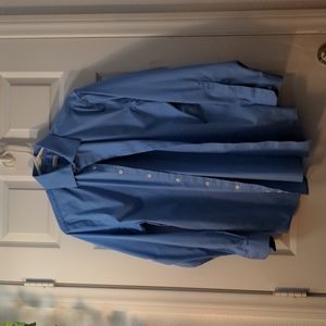 Blue Kenneth Cole Slim Fit Dress Shirt